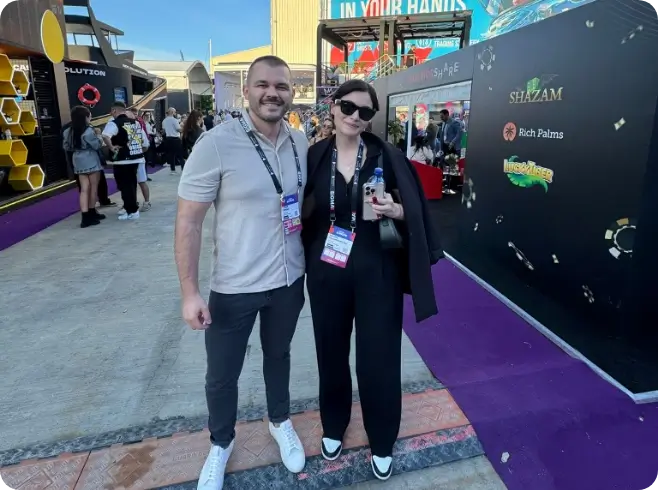 GammaPlus team at iGaming event