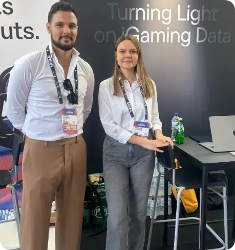 GammaPlus team at iGaming event