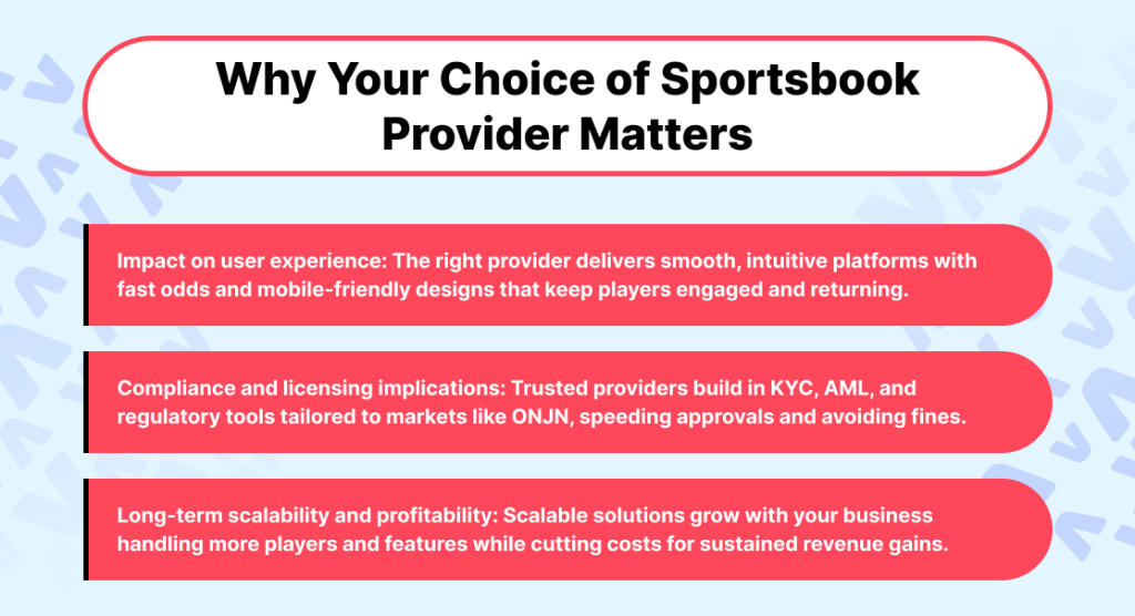 Why Your Choice of Sportsbook Provider Matters
