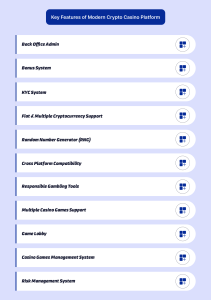 Key Features of Modern Crypto Casino Platform