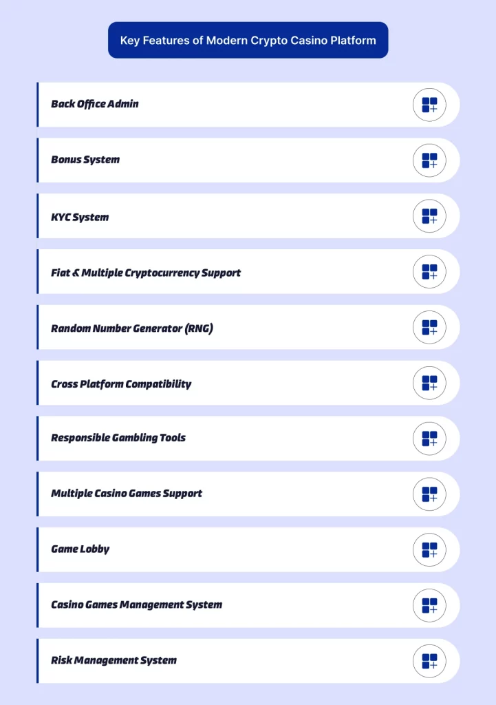 Key Features of Modern Crypto Casino Platform