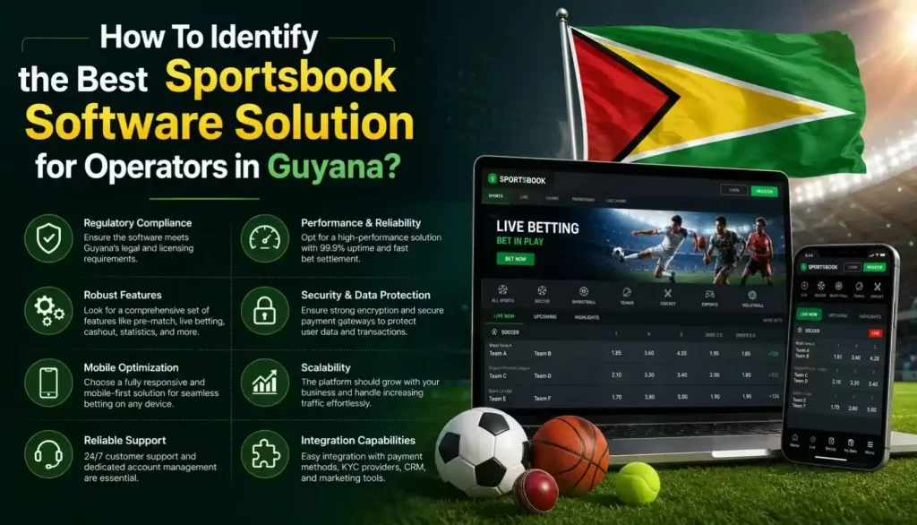   How To Identify the Best Sportsbook Software Solution for Operators in Guyana? 